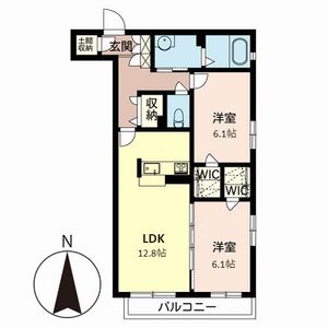 シャーメゾン嵯峨広沢 0206号室