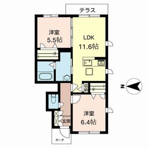 シャーメゾン北八木 0101号室