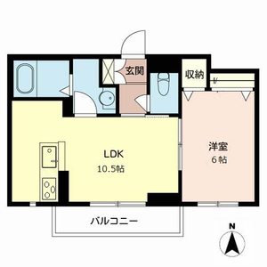 ベルフォーレ王子 B302号室