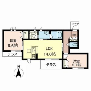 シャーメゾン石川 0102号室