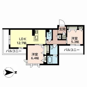 Ｌａ　Ｖｉｓｔａ　刀根山 0201号室