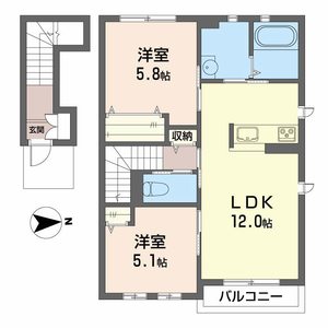 シャーメゾン秋津 0203号室
