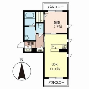 シャーメゾン　ＥＡＳＴ　円町 0201号室