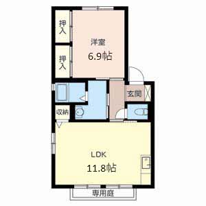 ディアスＨＯＮＮＥＴＥ B103号室