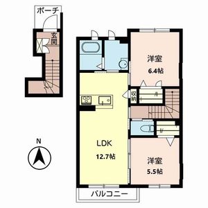 シャーメゾン大新屋Ａ 0205号室