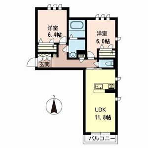 シャーメゾン南清水 0201号室