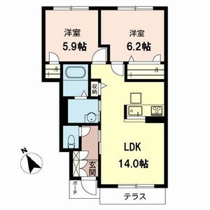 グランジュッテ 0102号室