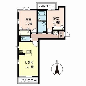 シャーメゾンハピネス弐番館 0205号室