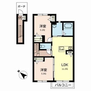 シャーメゾンヒメコウライグリーン 0203号室