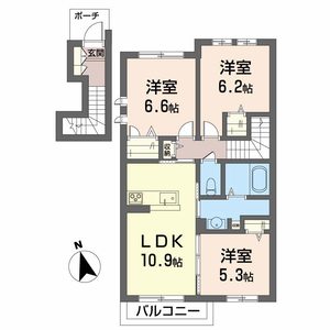 シャーメゾン高師浜 0205号室