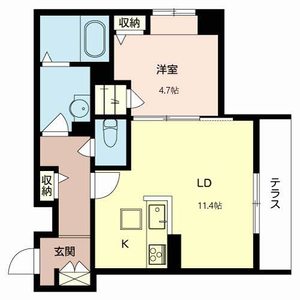 サンヴィアンテ長尾 0101号室