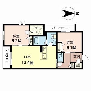 レーヴソレイユ 0205号室