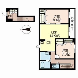 ベレオ桂 0207号室