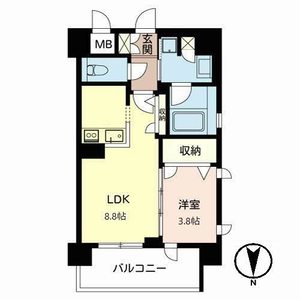 Ｖｅｒｄｕｒｅ江坂広芝町 0208号室