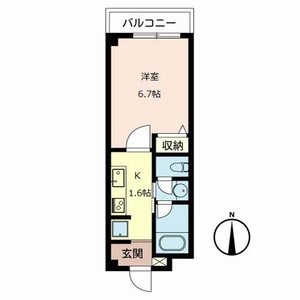 盛ハイツ 0203号室