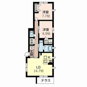 アトリオ朝霧 0107号室