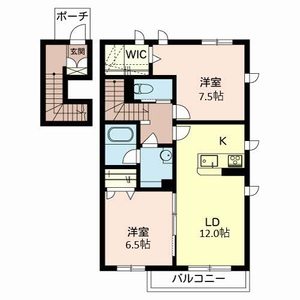 シャーメゾンしらとり 0201号室