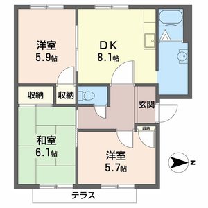 サンプライム阪南 A101号室