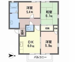 サンプライム阪南 B202号室