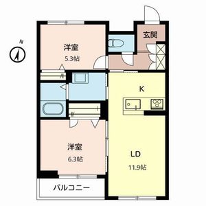 シャーメゾン　ベルヒルズ 0305号室