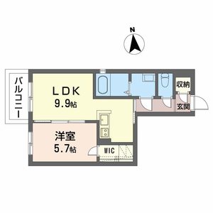 シャーメゾン宝亀 0206号室