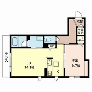 テラス　クラーヴス 0103号室