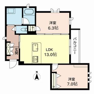 シャーメゾン　Ｋ四条大路 0201号室