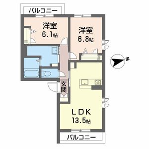 シャーメゾン岩出清水 0201号室