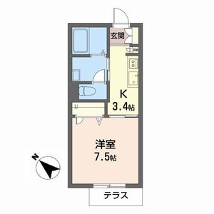 インステージ（Ｉｎ　ｓｔａｇｅ）繁昌Ⅰ B105号室