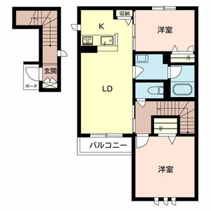 茨木シャーメゾン　ＫＮα 0201号室
