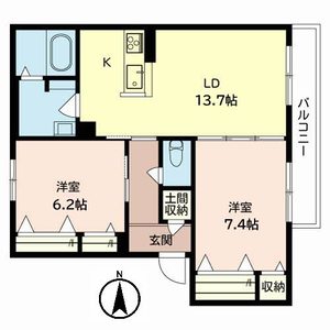 プロヌーブ楠葉朝日 0207号室