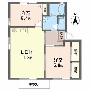 ハウス甲風園 0101号-2
