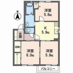 はぴねすハイツ喜田 0201号-14