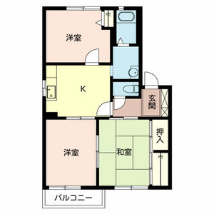 はぴねすハイツ喜田 0205号室