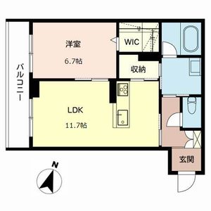 ヴィア　ソーレ B211号室