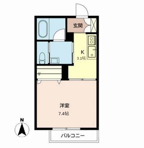 シャーメゾン　ロジ 0201号室