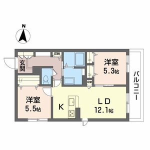 シャーメゾンシャルム磯上 0206号室
