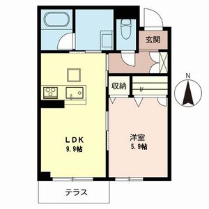 シャーメゾン勧修 0103号室