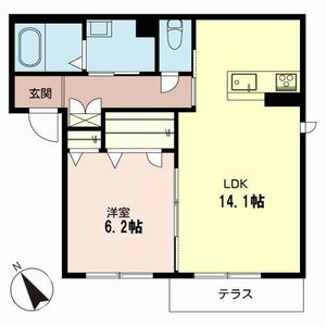 シャーメゾン太秦広隆寺 0102号室