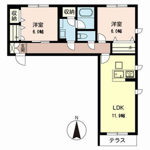 シャーメゾン日ノ岡 0102号室