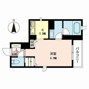 シャーメゾンろくはら 0201号室