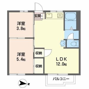 タウニィ山崎 0202号室