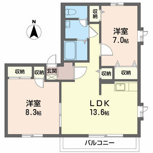 楠葉丘ハイツ　Ⅰ・Ⅱ 1103号室