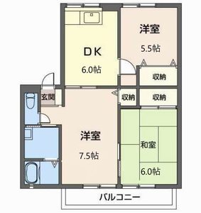 楠葉丘ハイツ　Ⅰ・Ⅱ 1202号室