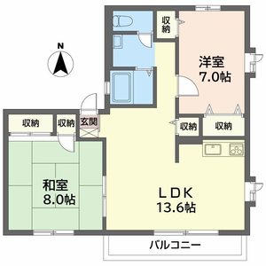 楠葉丘ハイツ　Ⅰ・Ⅱ 2203号室