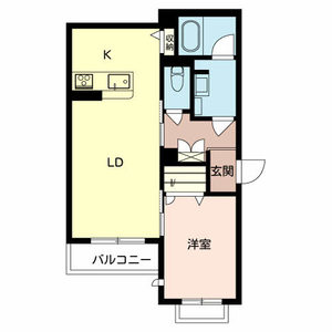 Ｓｈａ　Ｍａｉｓｏｎ　Ｌ’ｏｉｓｅａｕ　ｂｌｅｕ 0303号室