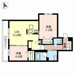 Ｄ’ｓＣｏｕｒｔ塚口 0105号室
