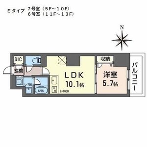 プラシーデンス本町 0507号室