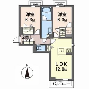 シャーメゾンネクサス N203号室
