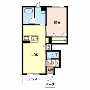 カーサグラス　シュデステ C102号室